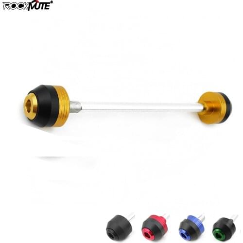 For Kawasaki ZX-6R 2017-2018 Motorcycle Aluminum Front Axle Fork Swing Arm Crash protector Wheel Slider