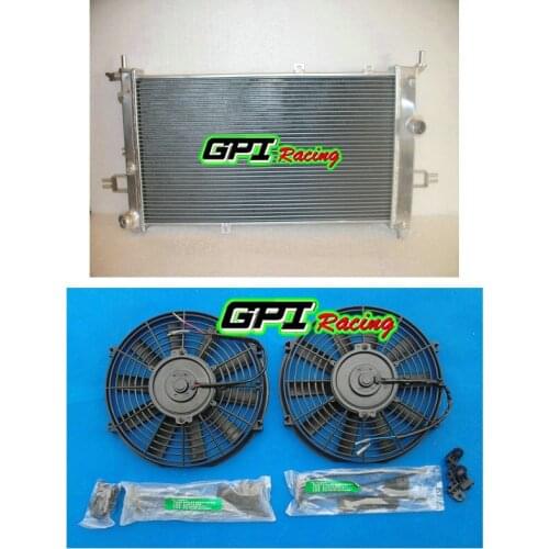 For OPEL ASTRA G MK4 Z20LET GSI SRI TURBO HIGH FLOW RACE RADIATOR RAD 42mm + fans