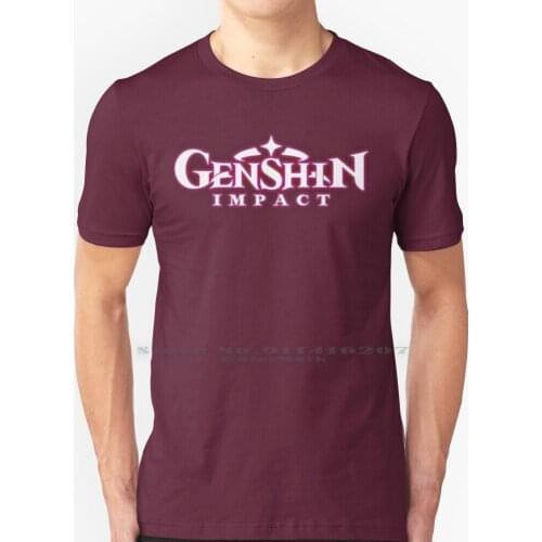 Genshin Impact Desing Color Change 2 T Shirt 100% Pure Cotton Genshing Impact Desing Mihoyo