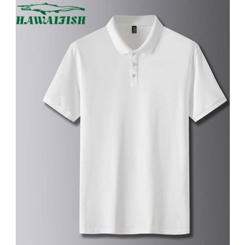 Hawaifish brand polo shirt Men summer trend handsome Slim short-sleeved T-shirt high quality 2021 casual camisa polo masculina