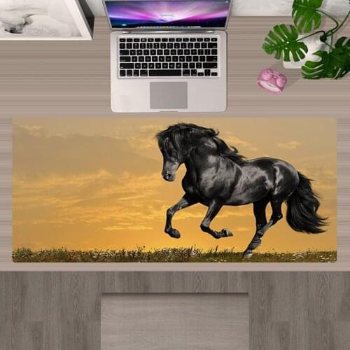 Animal Tapis De Souris Dark Horse Mouse Pad Gamer Large Mousepad Gaming Accessories Podkladka Pod Mysz Mausepad Tappetino Mouse