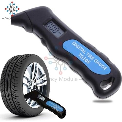 TG105 Digital Tire Pressure Gauge Meter Car Tire Manometer Barometers Tester Car Truck Motorcycle Bike Tyre Pressure Monitoring