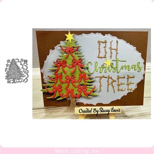 Christmas tree Metal Cutting Dies for DIY Scrapbooking Photo Album Decorative Embossing Paper Card Crafts Die Cut2019