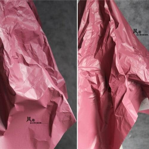 Dupont Tyvek Paper Waterproof Clothes Dark Pink DIY breathable Backpack Bag Wallet Wrap Handcrafts Coat Dress Designer Fabric