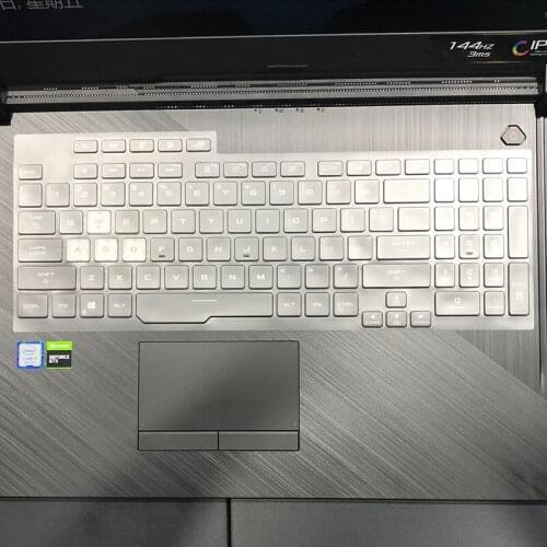 TPU Clear Keyboard Cover skin For ASUS ROG Strix SCAR 17 G732LWS G732LXS G732LW G732LV G732GV G732 LWS LXS LW LV GV G 732 17.3