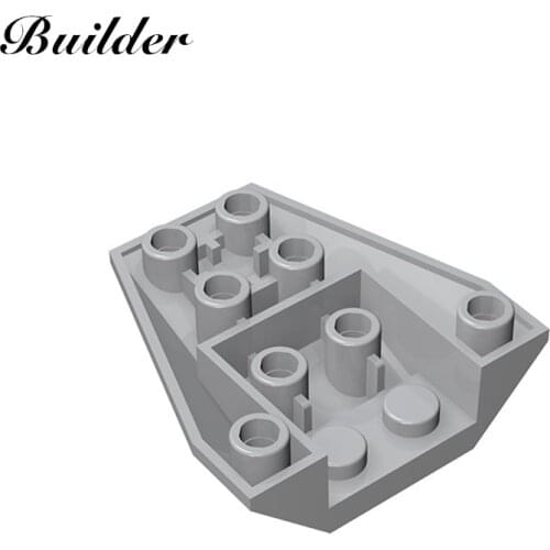 Building Blocks 4855 10pcs DIY Wedge 4x4 Triple Inverted with Connections between 4 Studs Compatible with Major Brands 13349