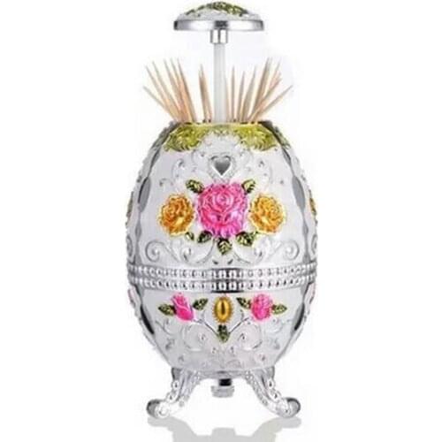 High quality fashion toothpick box creative flower design toothpick holder