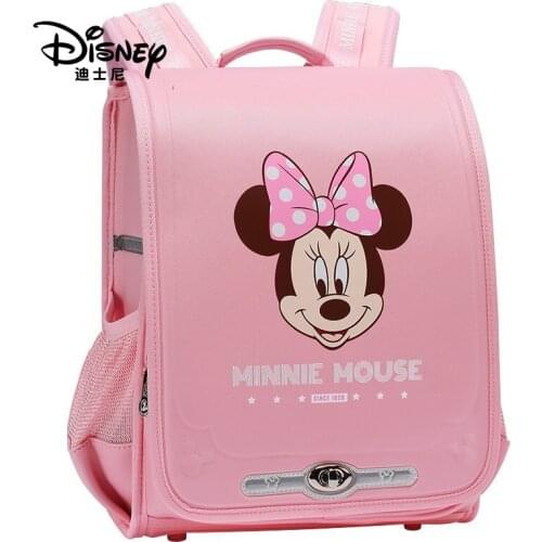 Disney Mickey Mouse Japanese Schoolbag Large Capacity Waterproof Fashion Minnie Backpack Cute Minnie Handbag Bookbags