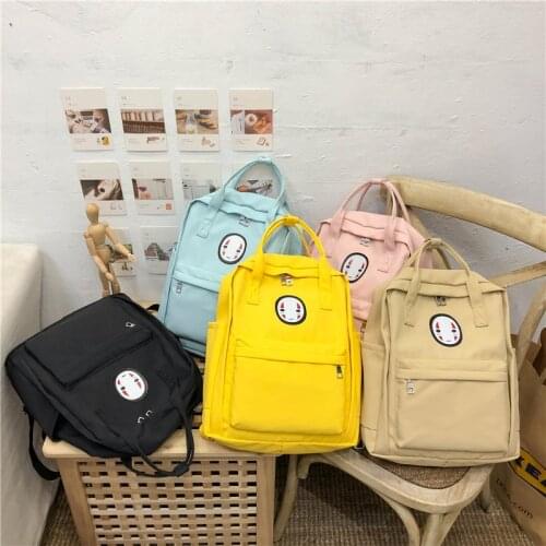 2020 New Nylon Printing School Bag For Teenagers Girls Student High Quality Women Travel Laptop School Backpacks Female Book Bag