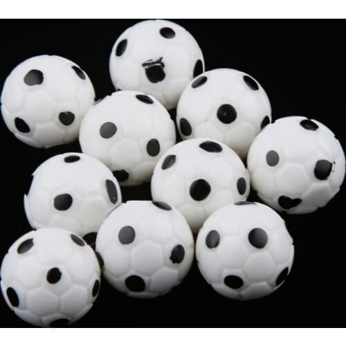 10pcs 1:12 Scale Dolls House Miniature Football Soccer Balls Dollhouse Decoration Classic Toys for Children Kids Dolls Accessory