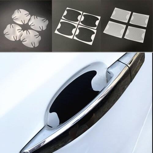 4pcs Car Door Handle Bowl Scratch Sticker For Great Wall HAVAL WEY / BYD / Lifan / Chery / Geely / Roewe MG