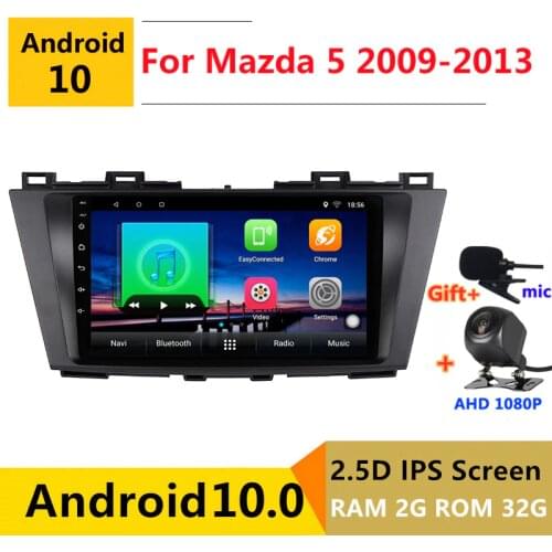 9 inch Android 10 Car DVD Multimedia Player GPS For Mazda 5 3 CW 2009 2010 2011 2012 2013 audio auto radio stereo navigation