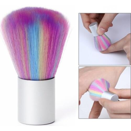 Nail Art Mini Color Brush Dust Brush Cleaning Brush for manicure equipment Popular small flower brush nail polish gel dust tool