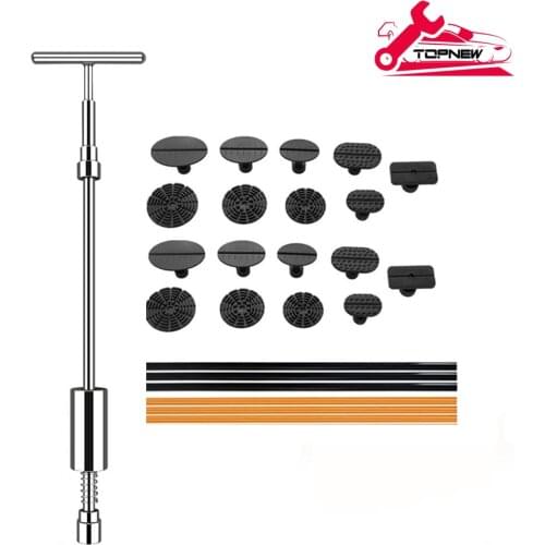 Car Body Slide Hammer Puller Tabs Paintless Dent Repair Tool Kit Bit-Repair Parts for Auto Dent Door Ding Hail Dent Remover