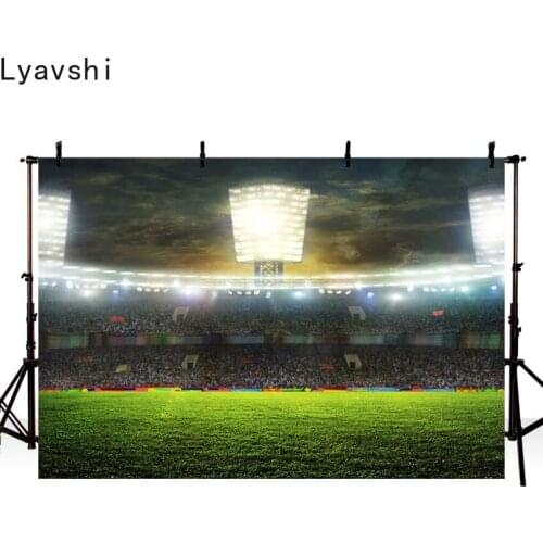 Lyavshi Photography Background Stadium Stadium Spotlight Sports Game Photo Background Photo Booth Photography Background