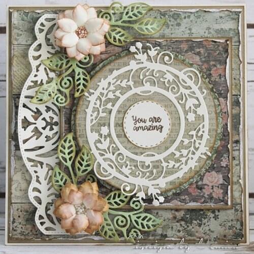 Panalisacraft Leaves Metal Cutting Dies Craft Dies Scrapbooking Card Making Album Embossing Stencil Die Cut Decoration