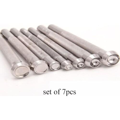 Leather Craft Handmade Leather Goods Diy Set Rivet Punching Installation Tool Mushroom Punch Rivet Punch Mounting Base Tool