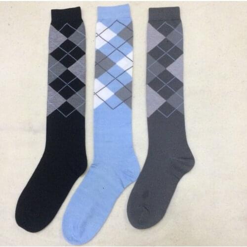 Horse Riding Socks 3 Pairs/Pack Horseback Riding Socks Men Women Cotton Long Socks Equestrian Rider Outdoor Sports Equipment