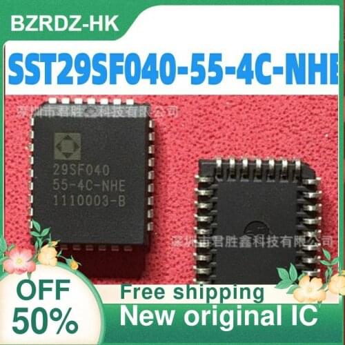 2-10PCS/lot SST29SF040-55-4C-NHE 29SF040 PLCC New original IC