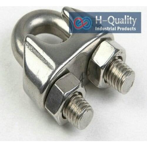 Wholesale Rigging Hardware DIN741 M12 304 Grade Stainless Steel Wire Rope Clips