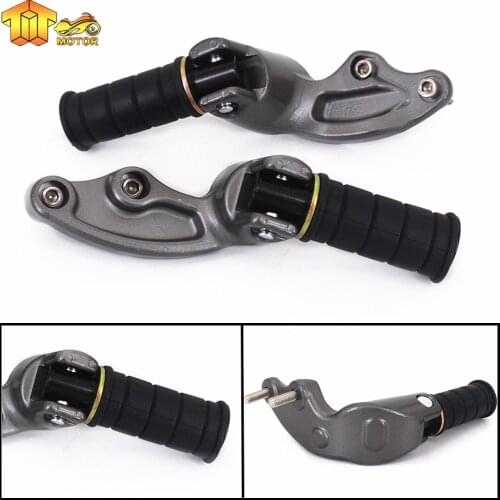 CK CATTLE KING Gray Motorcycle Footpeg Foot Rests For Indian Scout Scout Sixty Scout Bobber 2015 2016 2017 2018 Accessories