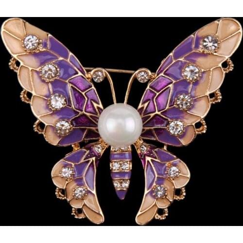 QYWX Butterfly Brooches For Clothes