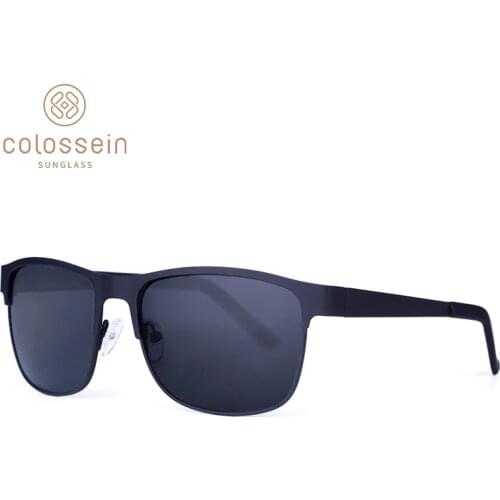 COLOSSEIN Classic Sunglasses Men UV400 Retro Driving Fashion Style Polarized Metal Frame Sun Glasses For Women Popular Eyewear