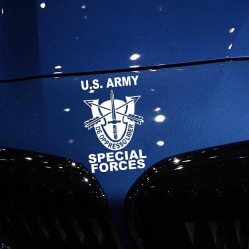 9.2*14.2CM U.S. Army Special Forces Soldier Covering The Body Warrior Car Sticker Decal Vinyl C20-1811
