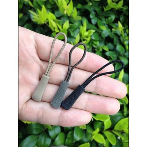 5 PCS EDC Zipper Pull Cord Rope Pullers Zip Puller Replacement Ends Lock Zips Bags Clip Buckle Travel Accessories