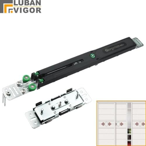 Wardrobe sliding door buffer Damper, Sliding door track pulley ,Wardrobe door bumper Quiet and silent Anti-pinch hands