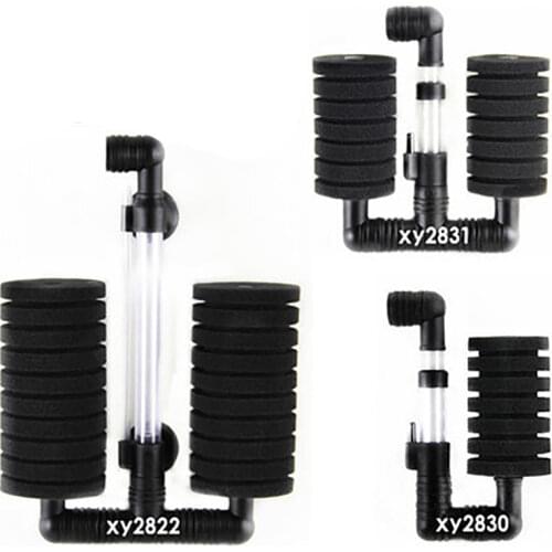 2822/2830/2831 Fish Tank Biochemical Filter Oxygen Pump Sponge Filter Wall Mounted Aquarium Filter Cleaner Cleaning Accessories