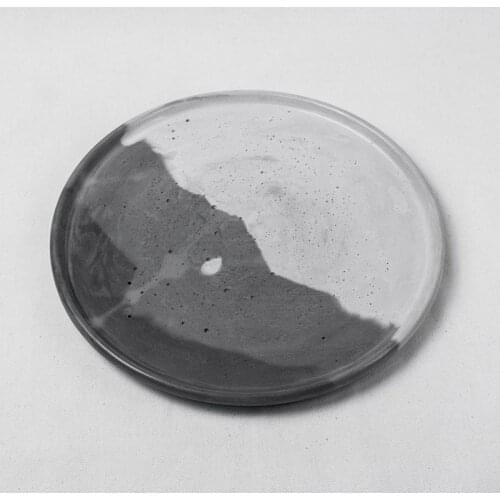 Round Tray Molds Concrete Cement Molds for Concrete Silicone Round Coaster Molds Large Showcase Molds Resin Tray Molds