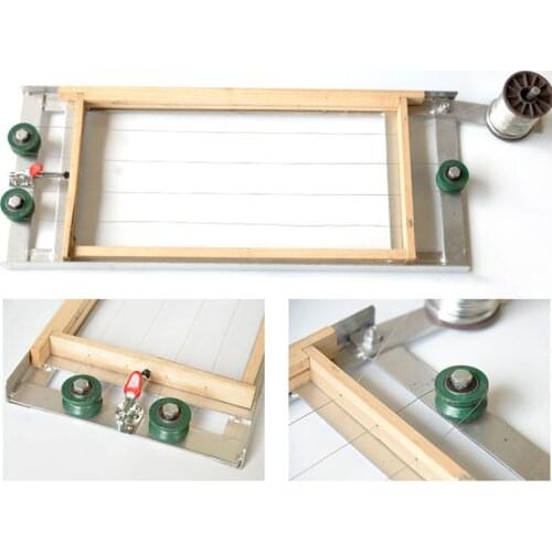 Easy Operation Beehive Frame Wire Assemble Tool Langstroth Dadant Beehive Frame Wiring Board Assemble Frame Wire Beekeeping Tool