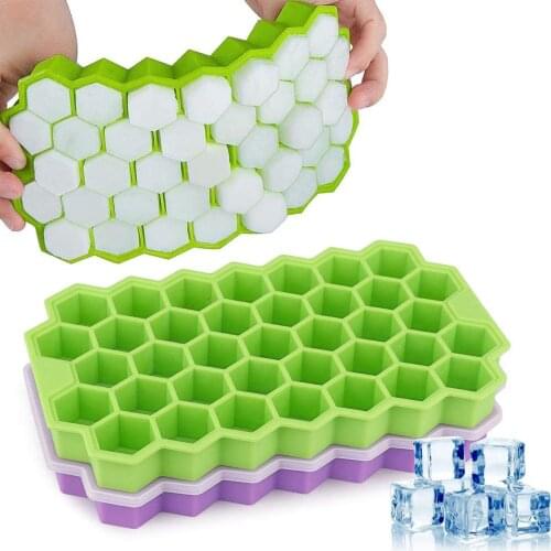 Ice cube making machine Silicone ice cube moulds Honeycomb ice cube trays Food grade moulds formed from silicone moulds