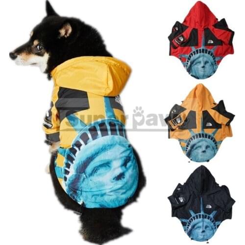 New Arrival Dog Outdoor Jacket French Bulldog Windbreaker Waterproof Raincoat Clothes Pet Puppy Coat for Small Medium Dogs TPC30