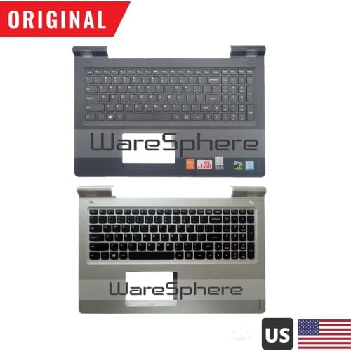 Original Palmrest for Lenovo IdeaPad 700 700-15ISK 700-15 Top Cover Upper Case With Keyboard 5CB0K85929 5CB0L03549 Black