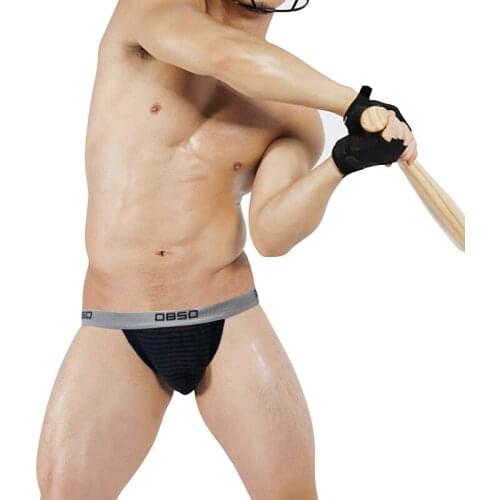 ORLVS G-strings Domineering Mens Thongs Independent Codpiece Refuse Restrained Inside Printed Tagless Design Anti-hemming Pants