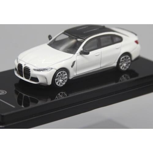 Para 1:64 BMWs M3 G80 Four Doors Collector Edition Metal Diecast Model Toy Gift