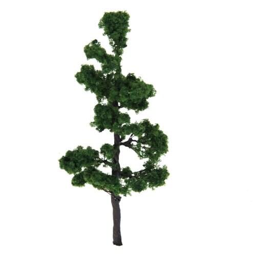 Plastic Model Pine Trees 12cm Pinus for DIY Crafts, Wargames, War Gaming Scenery or Building Diorama Scenics, Natural Green
