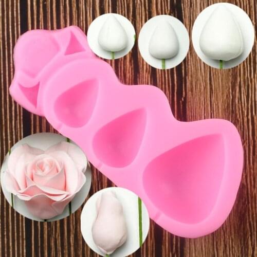 Rose Cones Thorns Silicone Molds Wedding Cake Border Fondant Cake Decorating Tools Candy Polymer Clay Chocolate Gumpaste Moulds