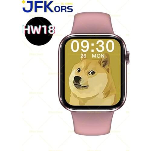 Smartwatch HW18 Men Women Sport Fitness Heart Rate Bluetooth Call Smart Bracelet For IOS Android PK IWO 12 13 W26 W37 W46 DT100