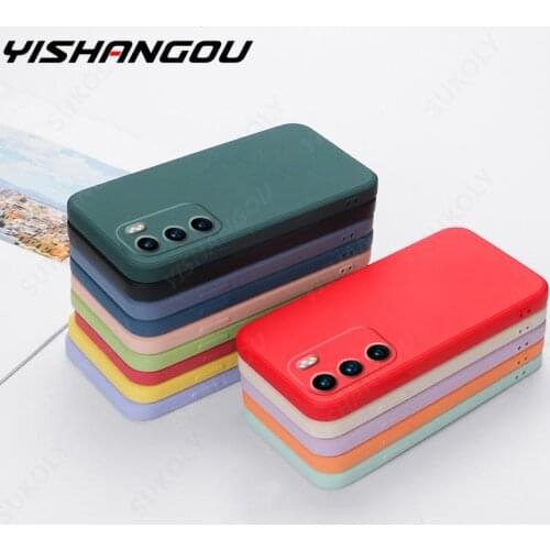 Liquid Silicone Soft Case Cover For Huawei P50 Pro P40 P30 P20 Lite Mate 40 20 Pro Nova 5T Honor 20 Y9 Prime 2019 Square Case