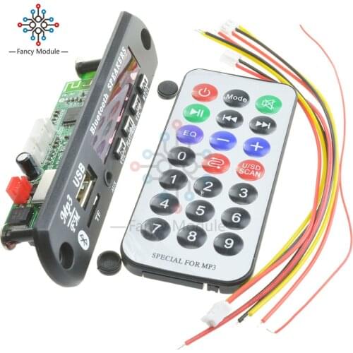 1Set Standard A25 hot-selling USB TF Radio Bluetooth MP3 WMA Decoder Board 12V Wireless Audio Module for Car