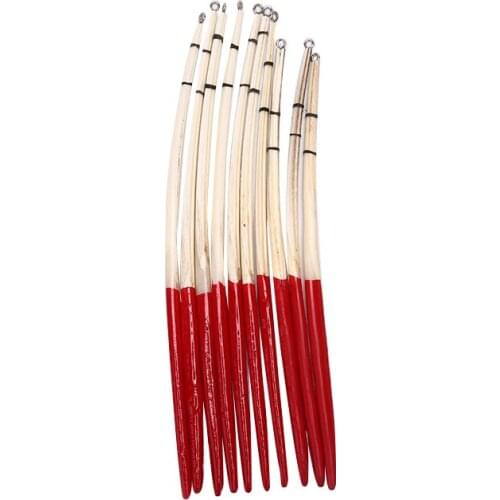 10pcs 16.5cm Feather Float hard tail type fishing float with rings for fishing