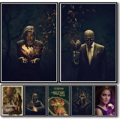 38 Designs Tv Show The Magicians Kraftpaper Poster Artwork Painting Fancy Wall Sticker for Coffee House Bar