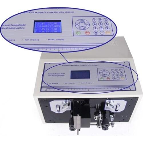 Computer Automatic Wire Stripping Machine,Wire Cutting & Stripping Machine SWT508-SD LCD Display