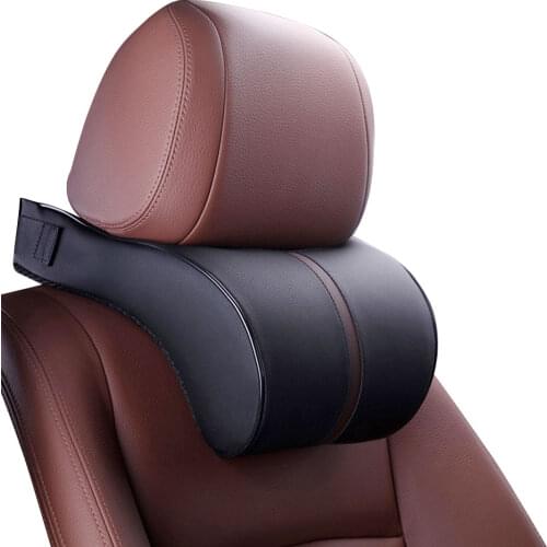 Car Seat Head Neck Rest Massage Auto Pillow Space Memory Neck Headrest Car Cover Vehicular Pillow Seat Headrest Accessories