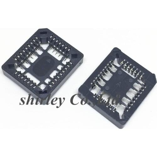 Free shiiping 100PCS PLCC32-SMD Socket , PLCC32 Socket adapter , SMT 32 Pin PLCC Converter The connector