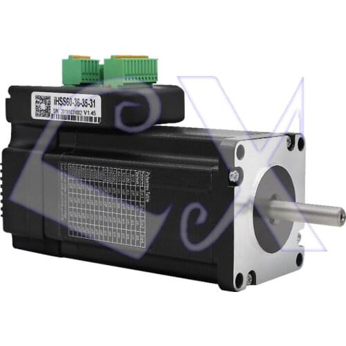 JMC IHSS60-36-35-31 60 closed loop step integrated servo motor driver 3.5NM integrated machine control with encoder DC36V
