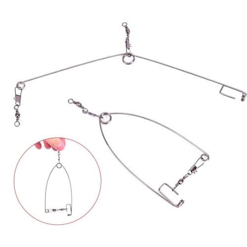 Stainless Steel automatic fishing hook Accessories Ejection Catapult Spring Full Speed Artifact Parts Automatic Fishing Hook